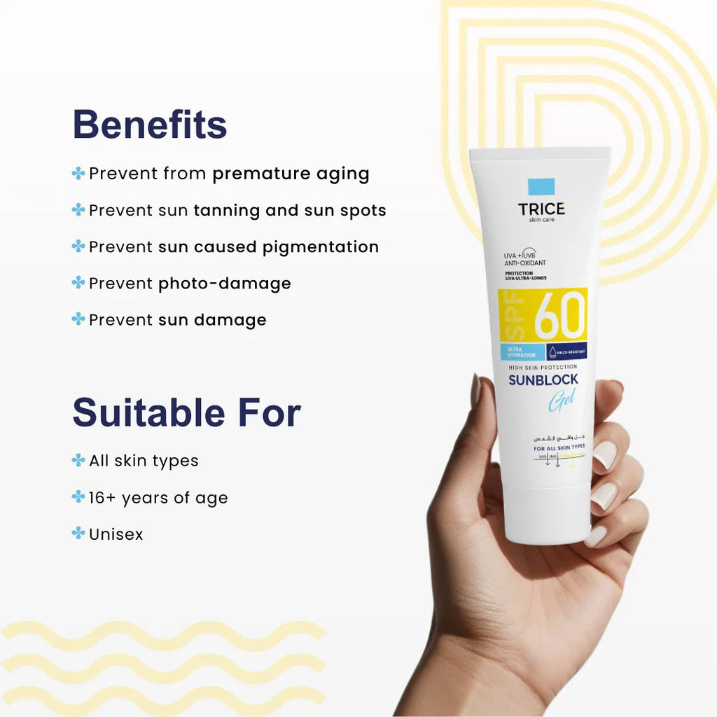 Trice Sunblock Gel SPF 60 PA+++