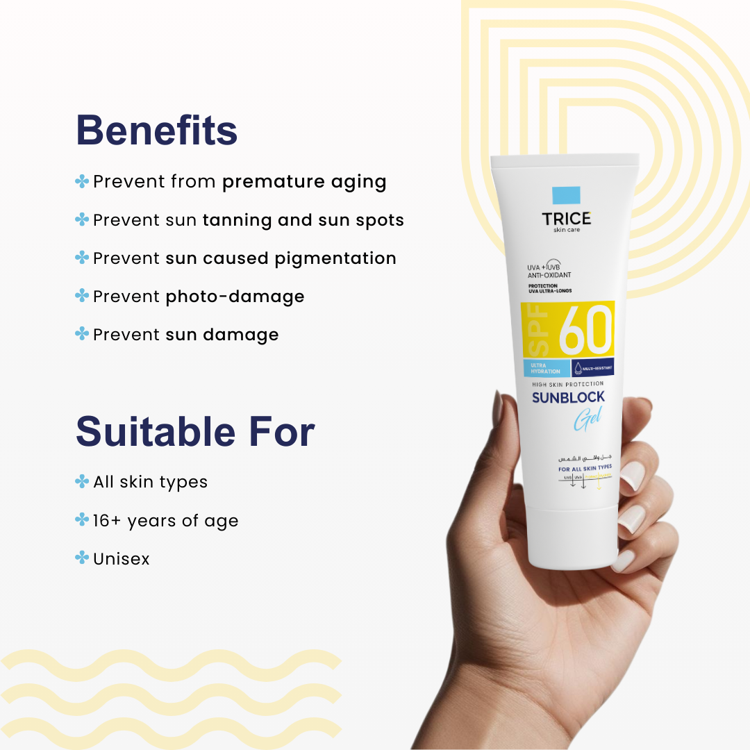 Trice Sunblock Gel SPF 60 PA+++