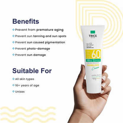 Trice Sunblock Cream SPF 60 PA+++