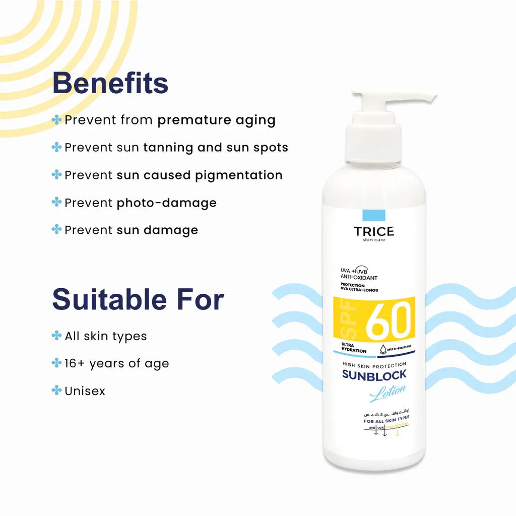 Trice Sunblock Body Lotion SPF 60